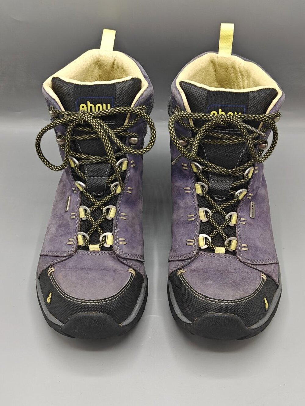 Ahnu Montara High Waterproof Women's Size 7.5 Vibram Hiking Boots Purple - Picture 4 of 12